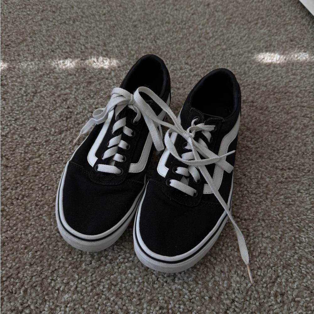 Vans Black and White Women's Sneakers